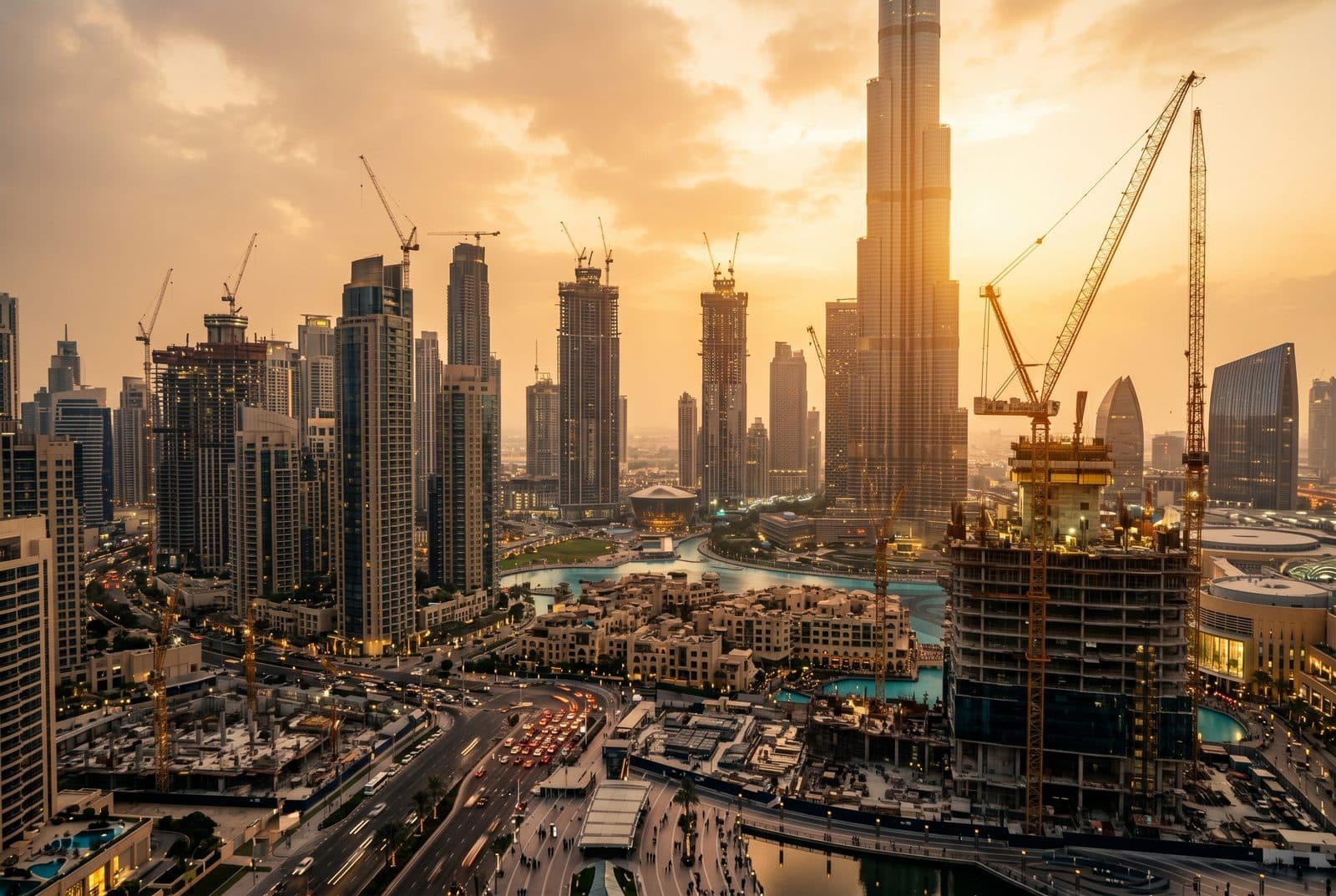 Dubai luxury real-estate skyline
